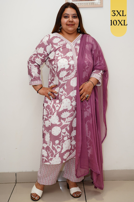 Onion Cotton Straight Cut Suit Set